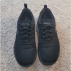 Skechers Memory Foam Sneakers Women 6.5 Black Lightweight Comfort